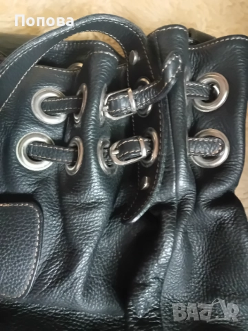 Голяма атрактивна  италианска чанта от естествена кожа, снимка 5 - Чанти - 52195335