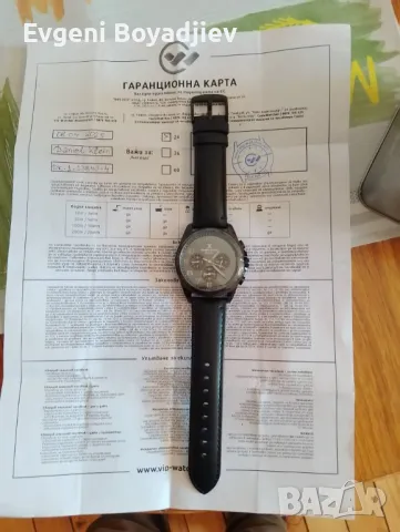 Чисто нов мъжки часовник хронограф, снимка 5 - Мъжки - 49811150