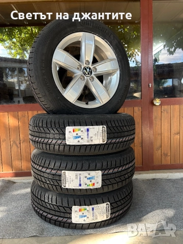 Джанти за VW Tiguan 17 Цола с Зимни Гуми 215/65/17 Нови Continental Dot 2025, снимка 2 - Гуми и джанти - 51723108