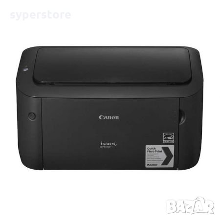 Принтер Лазерен Черно-бял CANON i-SENSYS LBP6030B Компактен за дома или офиса, снимка 1 - Принтери, копири, скенери - 33536285