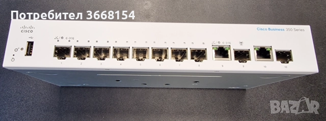 Суич leer 3 Cisco CBS350-8S-E-2G
