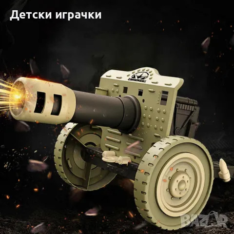 Детско военно Оръдие със снаряди комплект за игра , снимка 3 - Други - 48585143