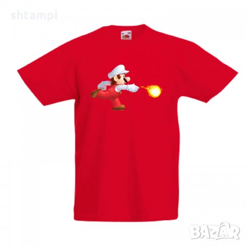 Детска тениска Супер Марио Super Mario 8, снимка 3 - Детски Блузи и туники - 33083239