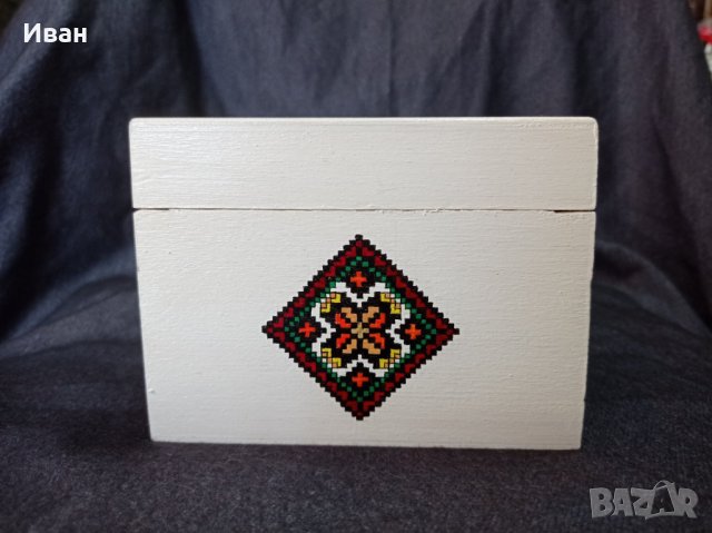 Кутия с народни шевици - ръчна изработка, снимка 6 - Подаръци за жени - 35443668