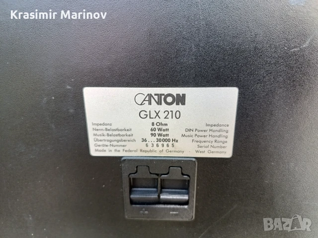 Canton GLX 210-Продава се една брайка тонколона, снимка 7 - Тонколони - 50443752