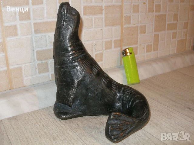 Чугунена Фигура Скулптура, снимка 8 - Антикварни и старинни предмети - 51013957