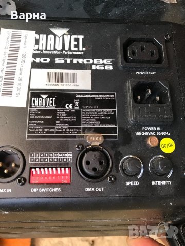 CHAUVET DJ TECHNOSTROBE 168, снимка 2 - Друга електроника - 37445675