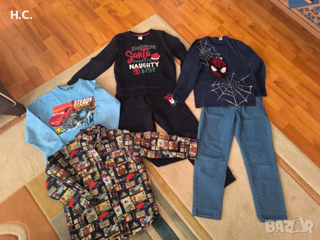 Запазен зимен лот за момчета 7-8 г.