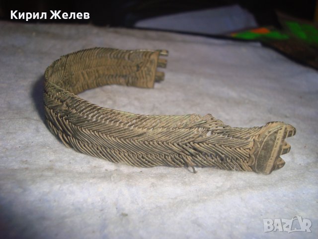 17 Век ВЪЗРОЖДЕНСКА СРЕБЪРНА САЧАНЕНА ГРИВНА КУЮМДЖИСКА ИЗРАБОТКА РЯДКА СТАРИННА ПЛЕТКА 28571 , снимка 3 - Антикварни и старинни предмети - 37170841