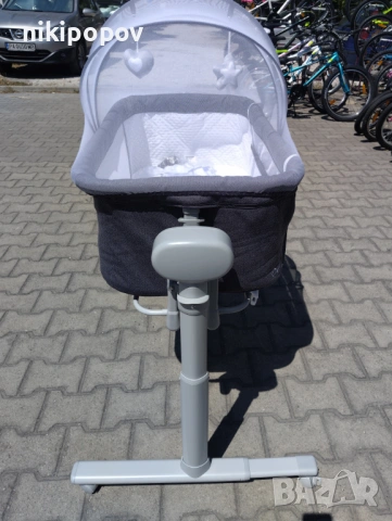 CANGAROO Легло люлка C`est la vie тъмен сив, снимка 9 - Детски люлки - 53569037