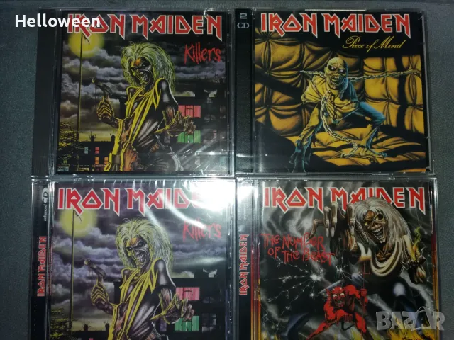 Metallica,Iron Maiden,Accept,Death,Helloween-оригинални,японски, снимка 8 - CD дискове - 48799713