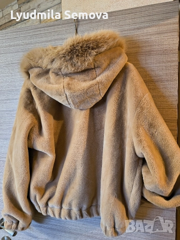 Дамско яке с естествен косъм и други , снимка 9 - Якета - 51879290