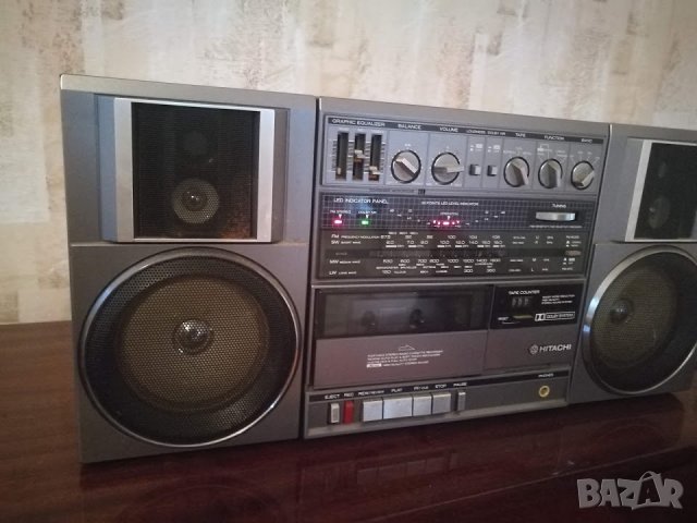 Радио касетофон HITACHI trk 9100e, снимка 5 - Радиокасетофони, транзистори - 28642727