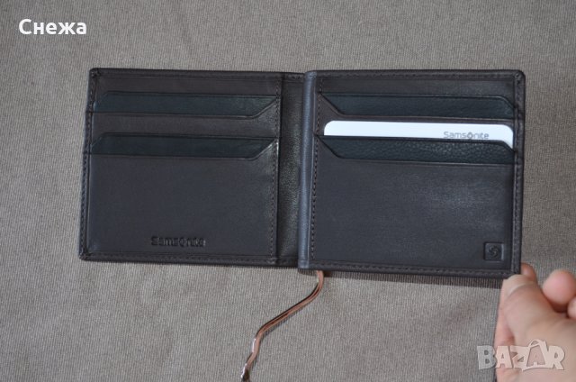 Samsonite NYX 3 SLG Money Clip хоризонтален портфейл, снимка 5 - Портфейли, портмонета - 32586841