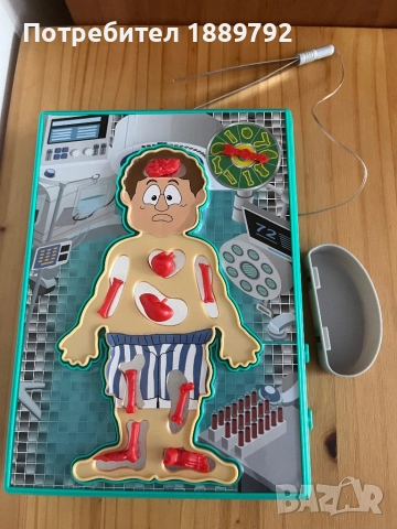 Настолна игра “ Треперещият доктор”, снимка 2 - Игри и пъзели - 51881717