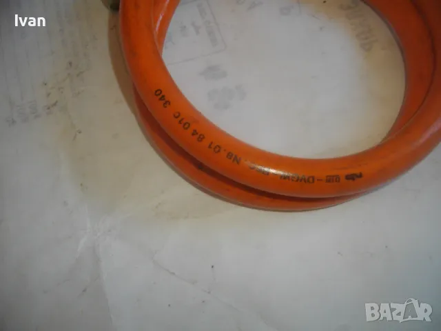 40см ОРИГИНАЛЕН НОВ МАРКУЧ ЗА ГАЗ ПРОПАН-БУТАН ЗА ГОРЕЛКА С ГАЙКИ ЗАХВАТ М14, снимка 4 - Други инструменти - 48318285