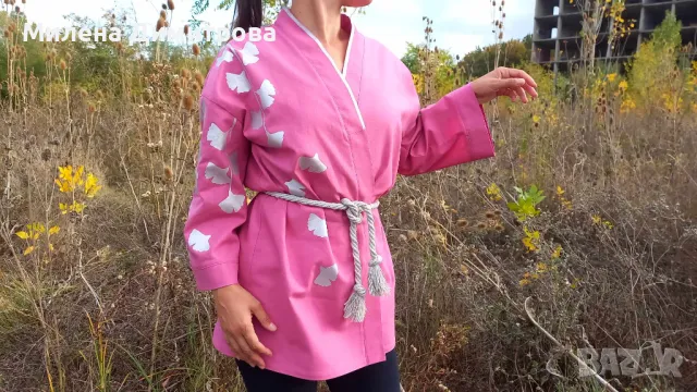 Ръчно рисувано кимоно , снимка 5 - Сака - 48852425