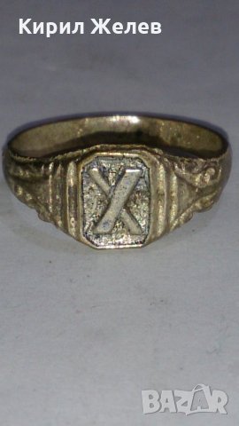Старинен пръстен сачан над стогодишен орнаментиран - 73311, снимка 2 - Антикварни и старинни предмети - 28984719