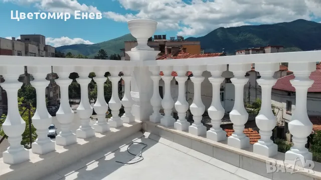 Саксия от бетон, снимка 5 - Саксии и кашпи - 39981949