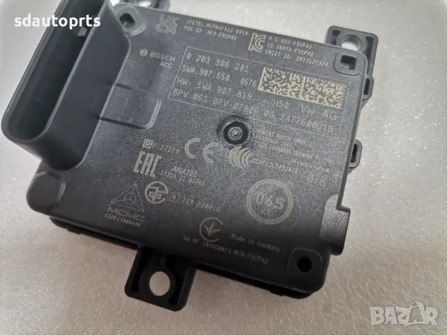 Нов Радар ACC 5WA907550 Audi VW Skoda Seat Porsche 0203306281, снимка 5 - Части - 49742681