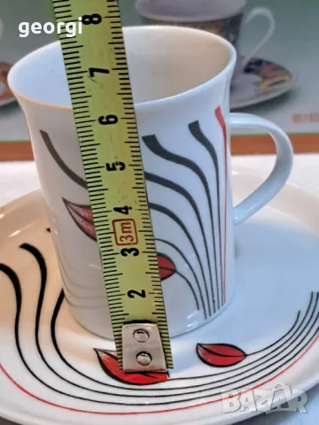 български порцеланов сервиз за кафе Разград   5/4, снимка 6 - Сервизи - 49103825