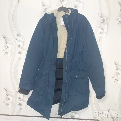 Зимно яке парка - Синьо Tommy Hilfiger  размер Л-ХЛ, снимка 8 - Якета - 38441281