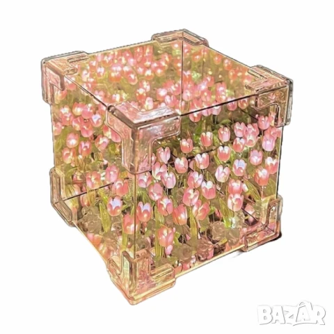 Очарователна нощна лампа лале – Многофункционално освежаване на вашето пространство, снимка 5 - Други стоки за дома - 51063354