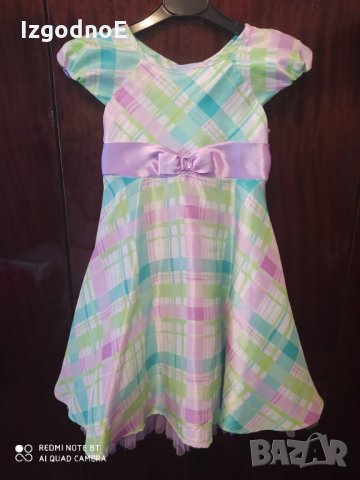 Страхотна супер бухнала рокля с туту отдолу, снимка 7 - Детски рокли и поли - 32585485