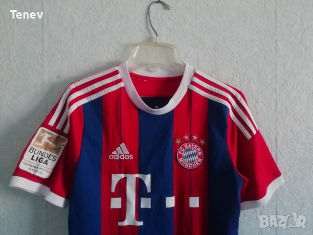 Bayern Munich Lewandowski Adidas оригинална тениска фланелка Байерн Мюнхен Левандовски екип , снимка 4 - Тениски - 52928722