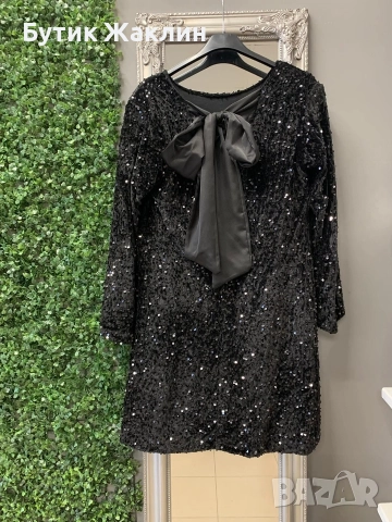 Дамски рокли с пайети , снимка 5 - Рокли - 52787617