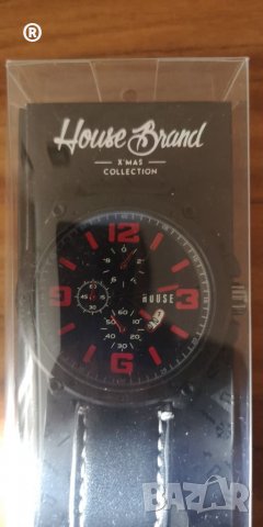 НОВ ОГРОМЕН Ръчен часовник HOUSE Brand с кожена каишка, снимка 7 - Друга електроника - 40141856