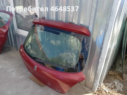 Бегажник пета врата оборудвана  за Пежо 207 1.6 HDI 90k.с2008г хечбег