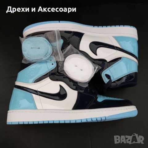 Nike Air Jordan 1 High Blue Chill Нови оригинални размер 43 номер кецове обувки , снимка 4 - Кецове - 37410560