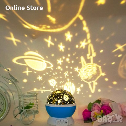 Нощна лампа детски планетариум, снимка 7 - Други - 43356207