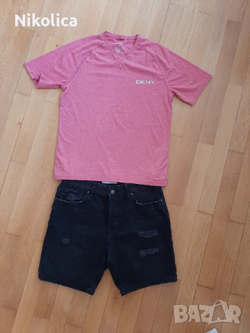 Мъжки къси и дълги дънки Bershka, блузи Calvin Klein, DKNY, Wikiki, размер М. НОВИ или много запазен, снимка 4 - Дънки - 36557726