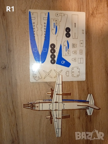 Дървен самолет за сглобяване , снимка 5 - Образователни игри - 52746986
