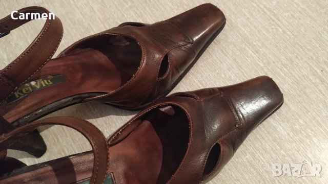 Kei Viu италиански обувки от естествена кожа, снимка 12 - Дамски обувки на ток - 32418027
