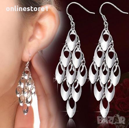 Сребърни Обеци Деси - 925 печат сребро BA219