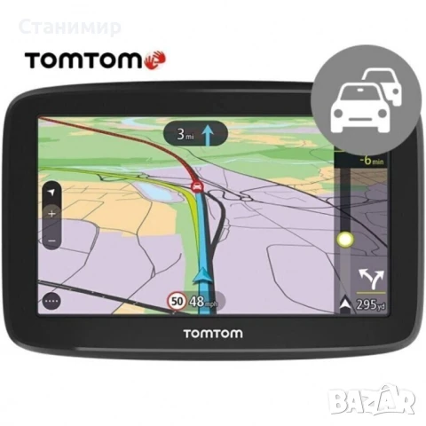 Голяма навигация за кола TomTom GO Classic 6"с доживотно обновяване на карти и трафик, снимка 1