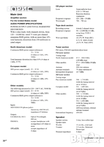 Музикална система SONY CMT-CPX11, снимка 3 - Аудиосистеми - 52215774