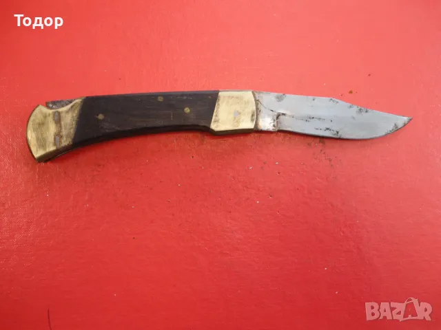 Немски полуавтоматичен джобен нож 11, снимка 3 - Ножове - 50254620