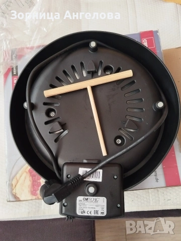 Електрически уред за палачинки / крепове Clatronic CM 3372 – Ø 29 см, снимка 5 - Съдове за готвене - 53097075