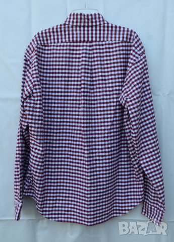 Polo by Ralph Lauren мъжка карирана риза зимна червено и бяло Yarmouth, снимка 2 - Ризи - 26628112