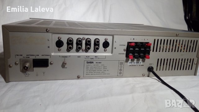SABA RS 960 , снимка 4 - Ресийвъри, усилватели, смесителни пултове - 28919419