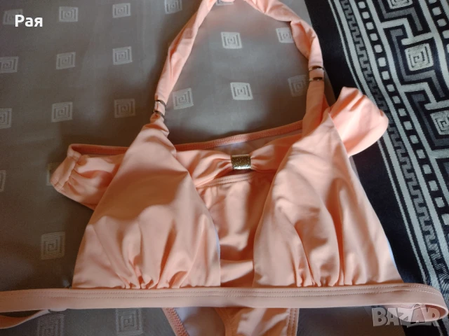 Бански в цвят бледо розово/ пепел от рози, снимка 3 - Бански костюми - 50658239
