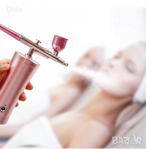 Мини кислороден спрей за кислородна мезотерапия Airbrush Pink  