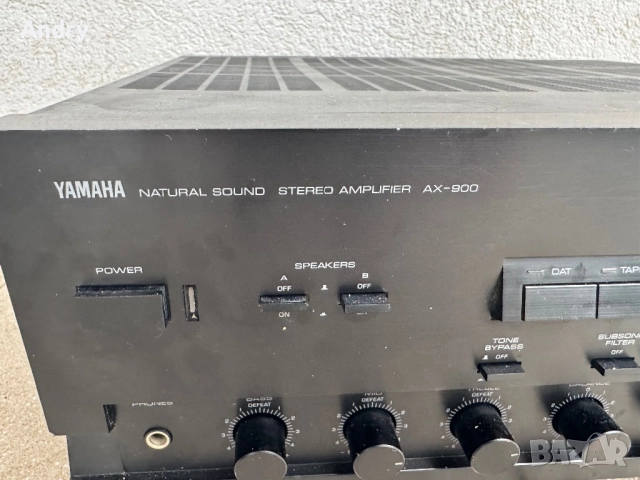  Yamaha AX-900 600 w усилвател – мощен Hi-Fi , снимка 2 - Ресийвъри, усилватели, смесителни пултове - 52899071