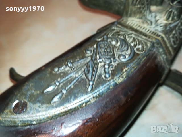 ЗАЯВЕНА-ретро двуцевка с въртящи се дула-внос germany 0306211134, снимка 15 - Антикварни и старинни предмети - 33091098