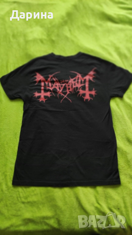 Оригинална тениска на Mayhem | Deathcrush | женска, снимка 2 - Тениски - 51555468