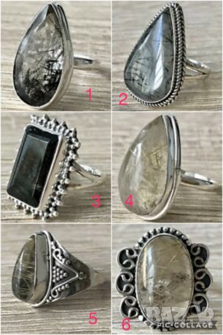 10% НАМАЛЕНИЕ! Нови 925 сребърни пръстени обици ръчна изработка бижута, снимка 3 - Пръстени - 27378303
